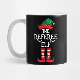 Referee Elf Matching Family Christmas Mug